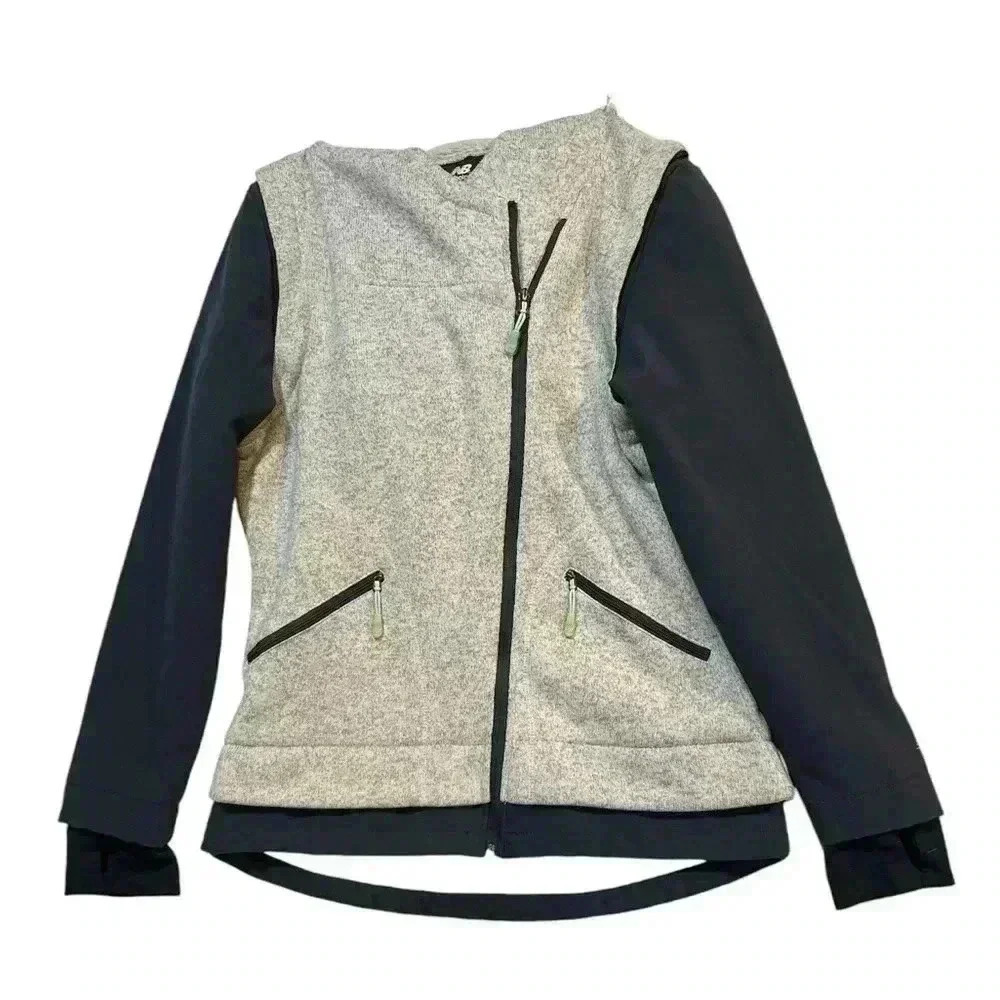 New balance men’s fleece hooded jacket size medium 130893